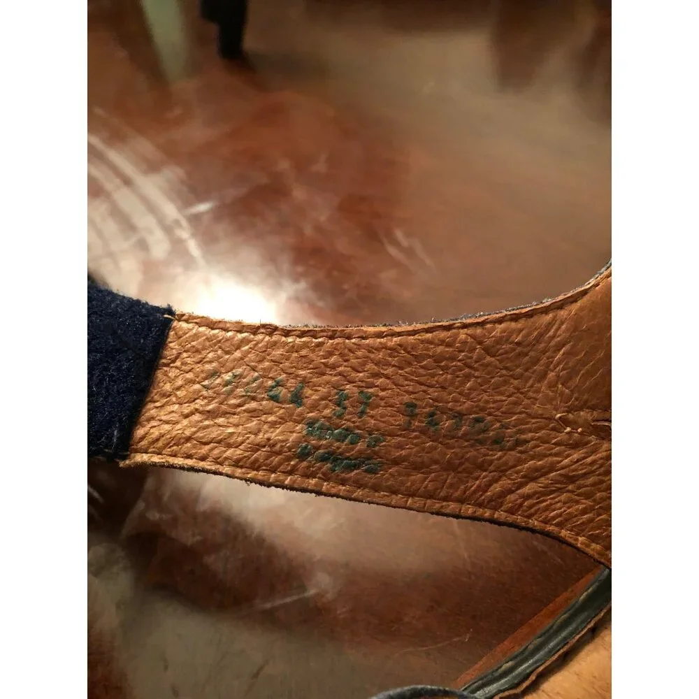 Josef Seibel Navy Leather Sandals With Adjustable Straps & Stitch no Detail Size - Picture 6 of 11